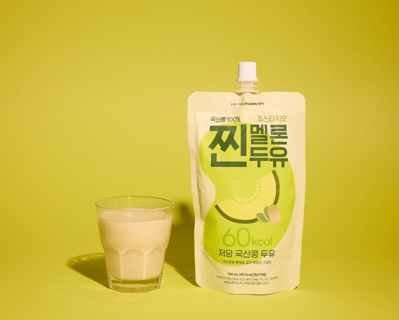 농업회사법인(주)삼광에프앤비,찐피스타치오멜론두유 국산콩저당두유 다이어트 식사대용 190ml*14입